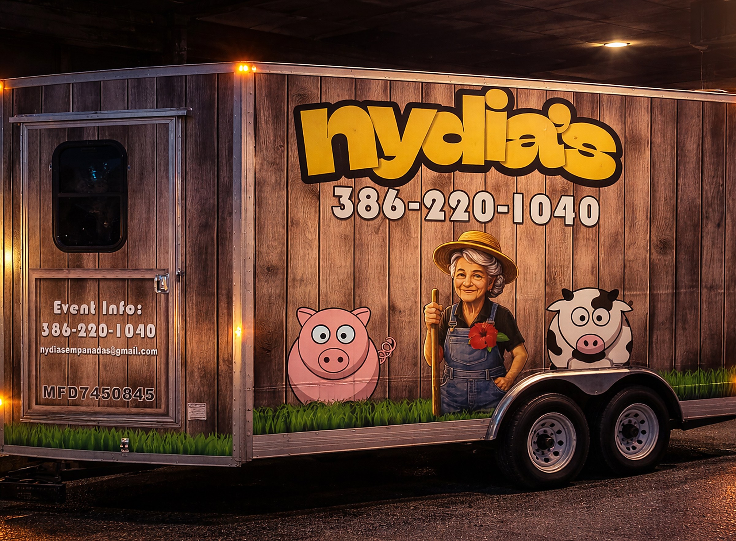 Food truck wrap