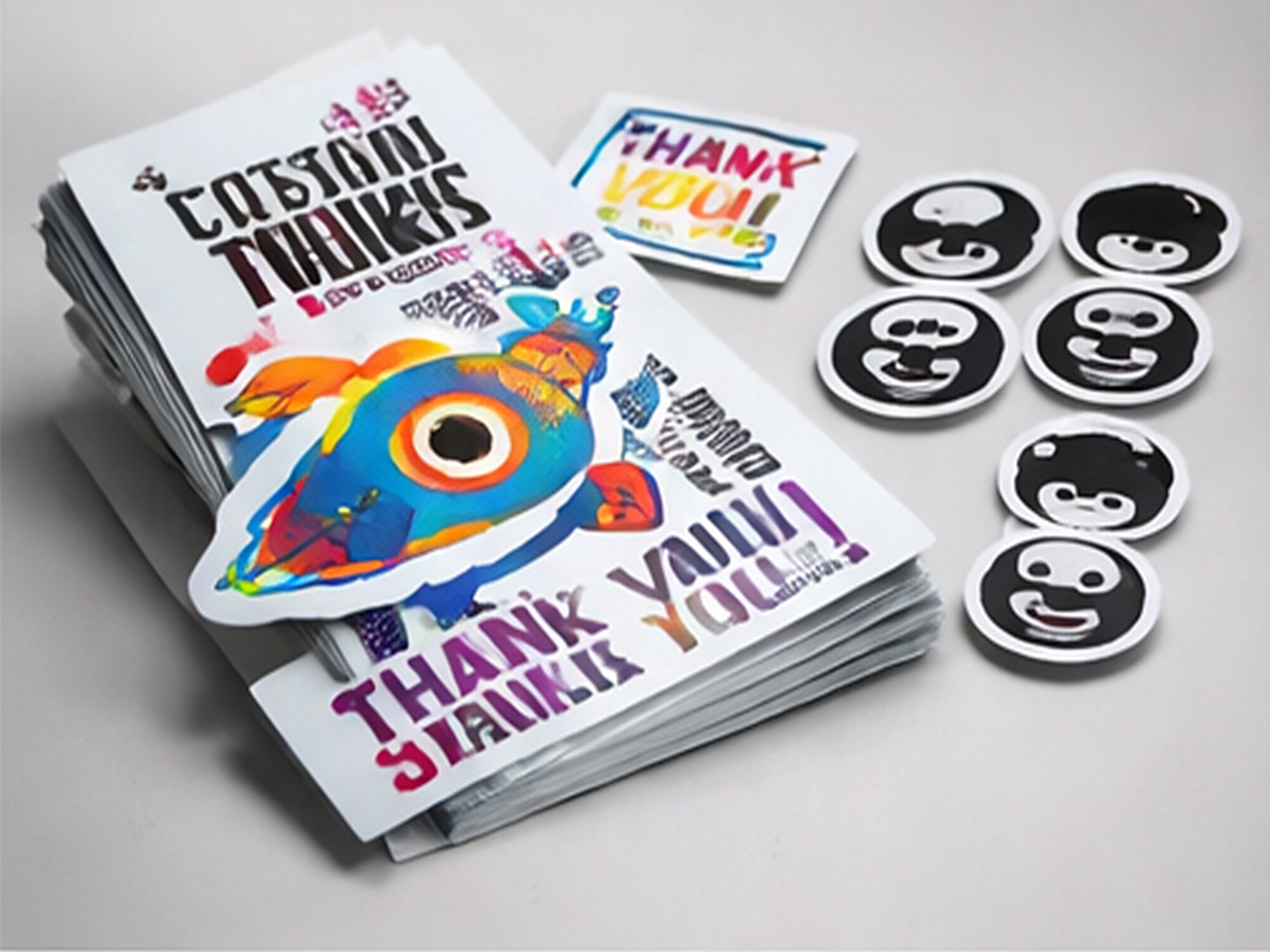 Vinyl Stickers 4x4 in